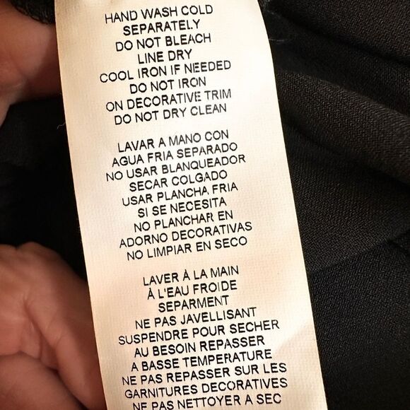 Marina Plus Size Beaded Long Sleeve Crew Neck 2-Piece Pant Set Size 20W Black - Picture 11 of 13